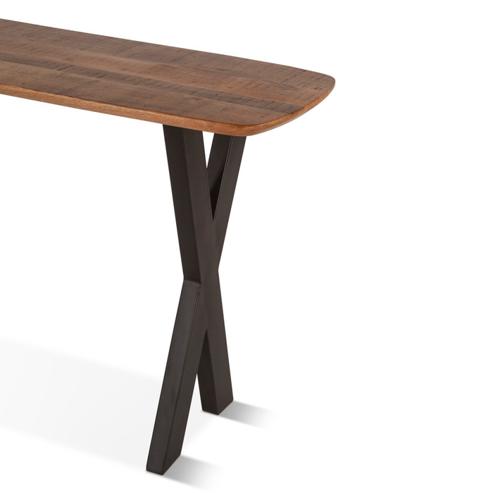 World Interiors - Santa Margherita 52" Console Table in Natural Finish