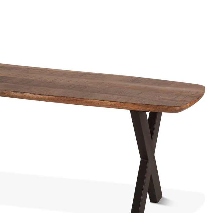 World Interiors - Santa Margherita 60" Bench with Natural Finish