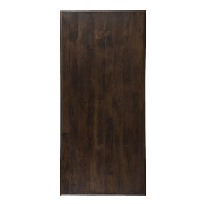 World Interiors - Toulon 84" Dining Table in Vintage Brown Finish