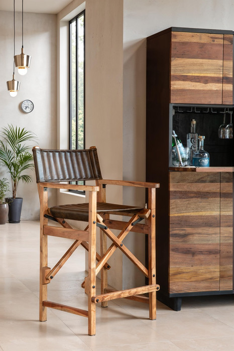 World Interiors - Tularosa 72" Bar Cabinet in Natural