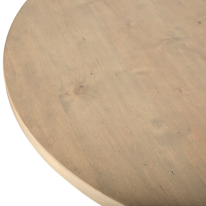 World Interiors - Valencia 42-60" Round Extension Dining Table in Gray Birch