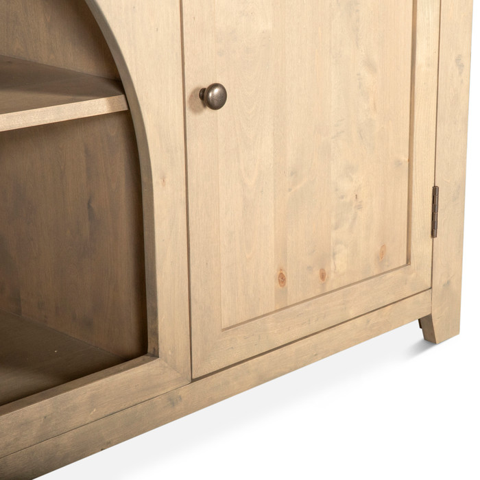 World Interiors - Valencia 80" Sideboard in Gray Birch