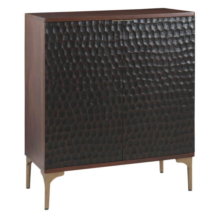 World Interiors - Vallarta 39" Bar Cabinet in Two Tone