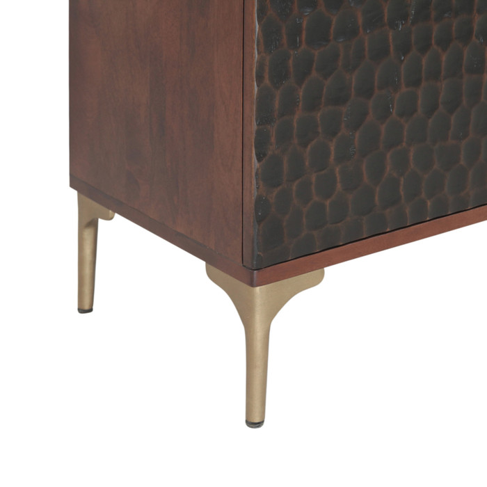 World Interiors - Vallarta 39" Bar Cabinet in Two Tone