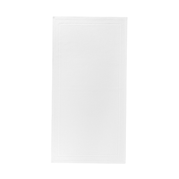 Graccioza Bee Waffle Runner Bath Mat in White Color