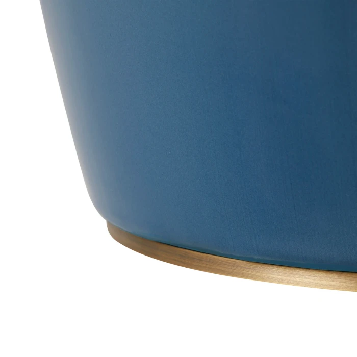 Villa & House - Aksel Lamp with 17" Papyrus Shade - Cruise Teal