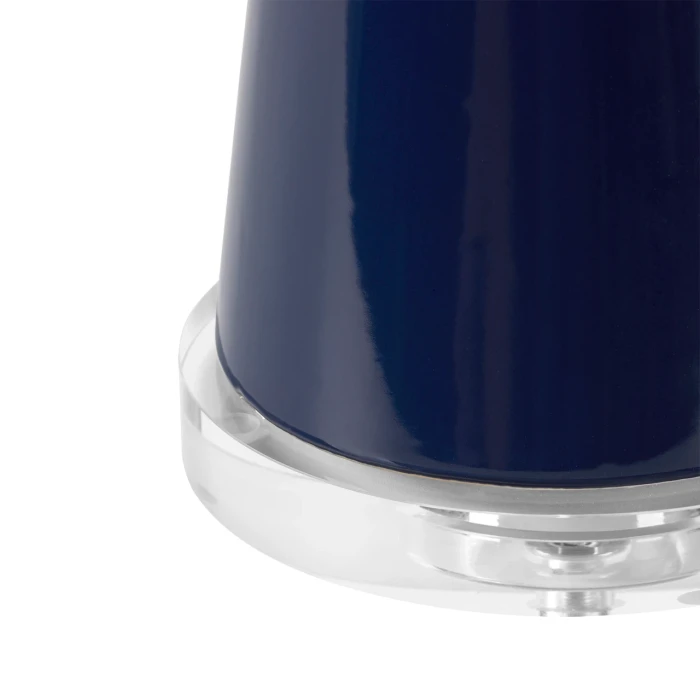 Villa & House - Astrid Lamp with 17" Papyrus Shade - Nocturne Blue