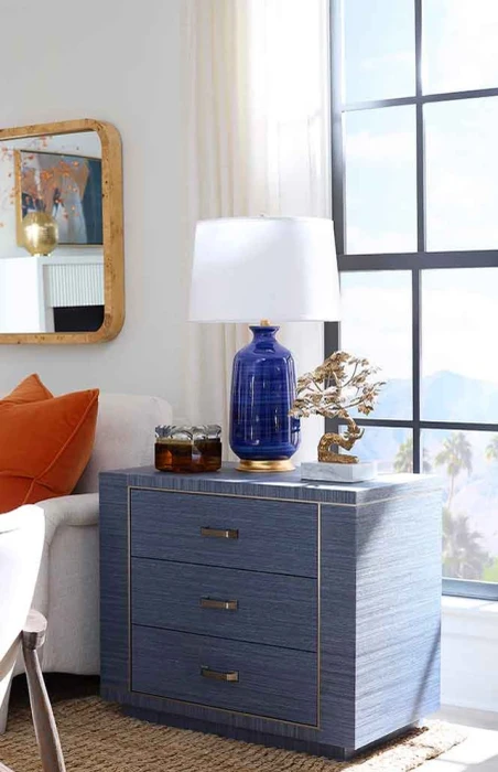 Villa & House - Carolyn Lamp Without Shade - Royal Blue