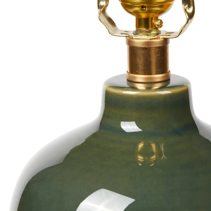 Villa & House - Jade Lamp Without Shade - Olive Green