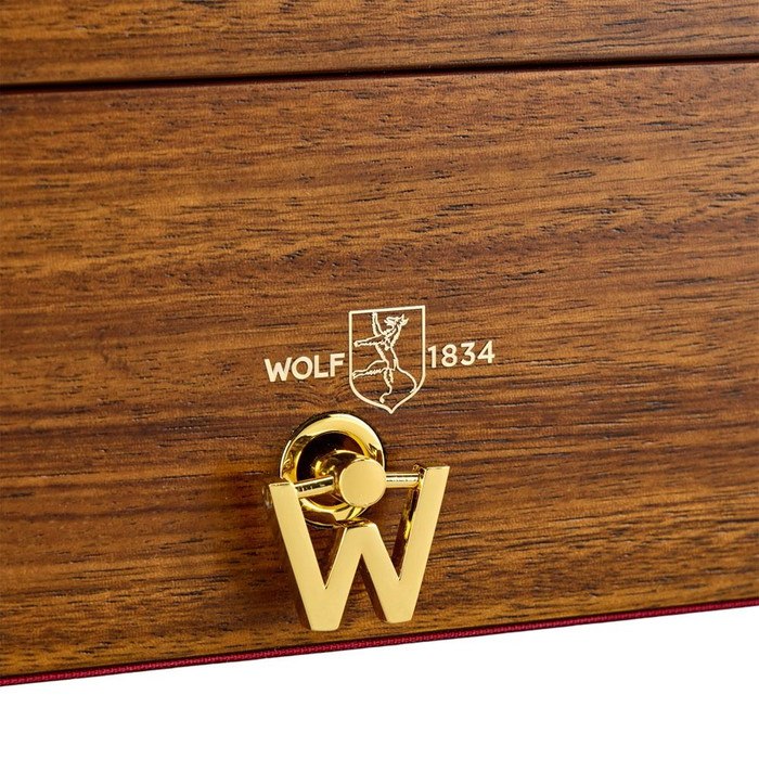 WOLF Ballet Musical Jewelry Box - Nutcracker Walnut Wood