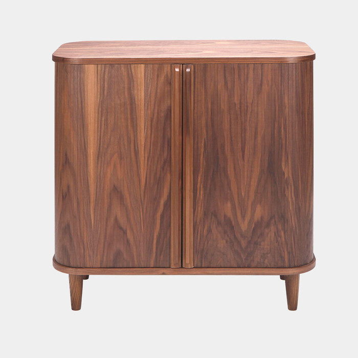 Global Views Orleans Wine Cabinet - Natural Walnut