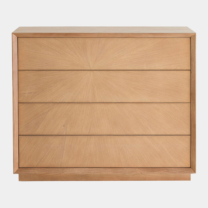Global Views Burst Dresser - Nutmeg Mahogany