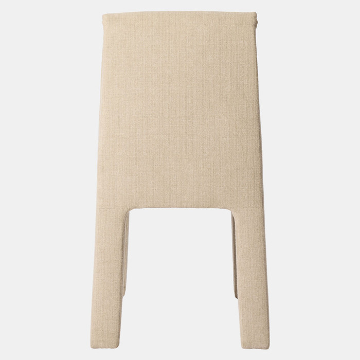 Global Views Tamu Dining Chair - Beige Upholstered