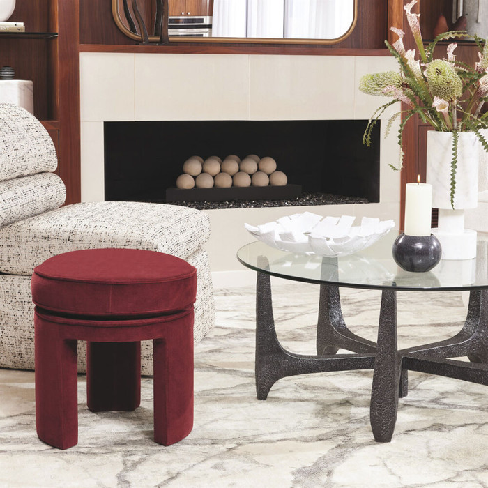 Global Views Bolster Slipper Chair - Truce Kona