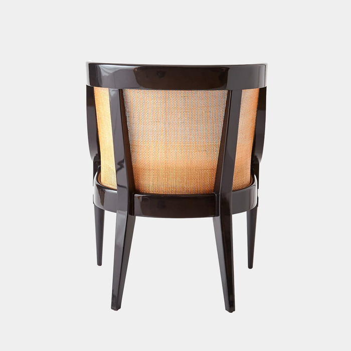 Global Views Naomi Cane Chair - Black