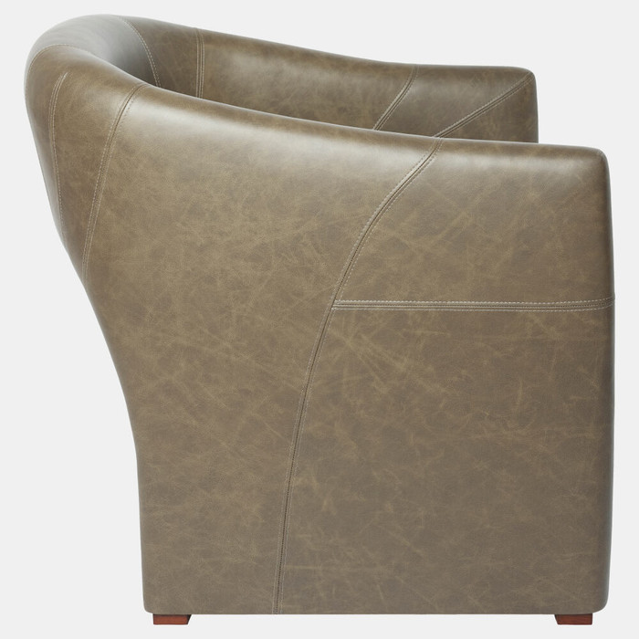 Global Views Winchester Chair - Weathered Olive Leather