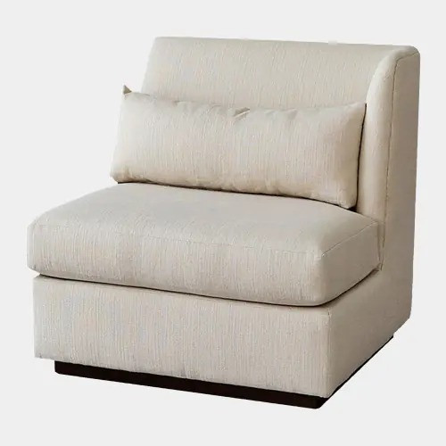 Global Views Alder Sectional Right Arm Chair - Muslin