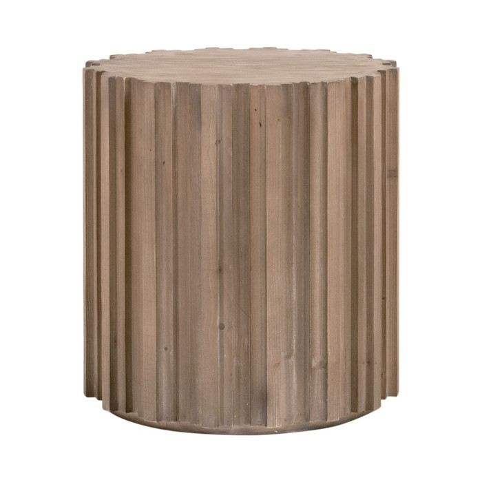 Essentials For Living - Roma End Table in Smoke Gray Pine