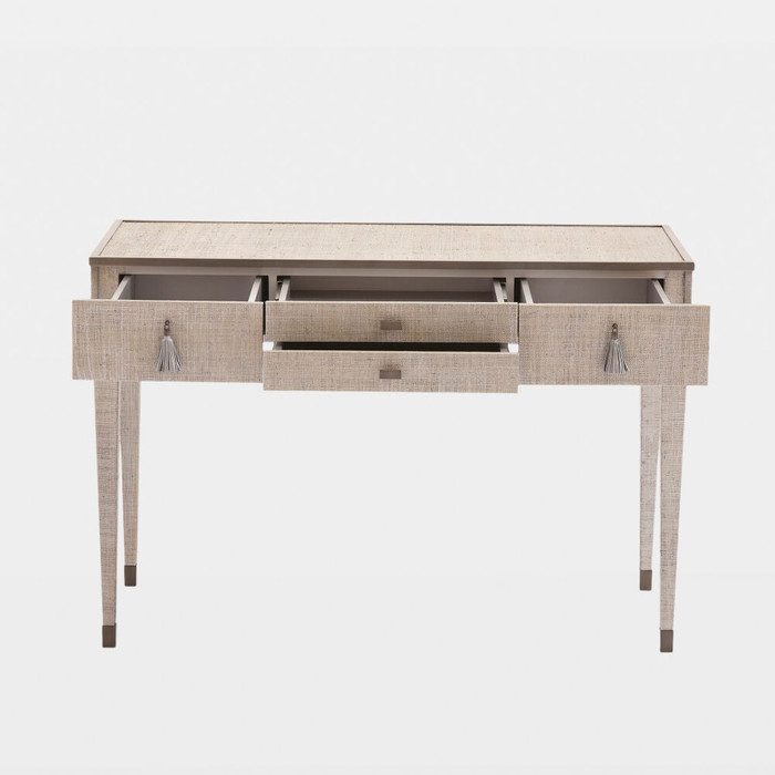 Global Views Argento Glass for Ann Gish Desk - Clear