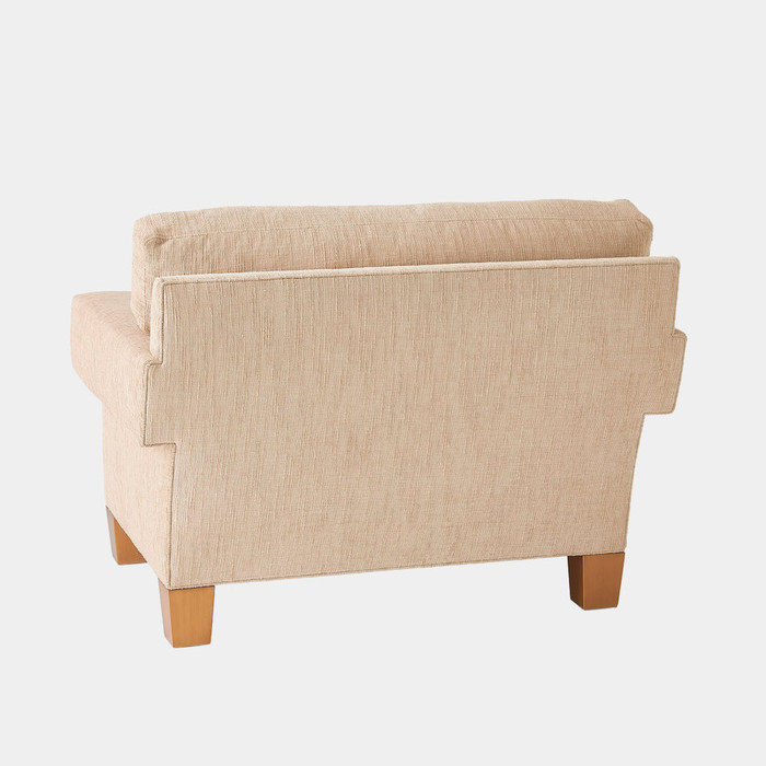 Global Views Zosia Square Arm Chair - Natural