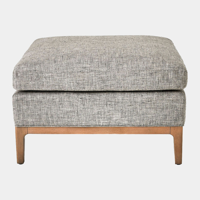 Global Views Laguna Ottoman - Gray