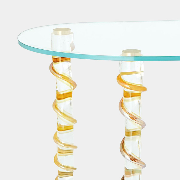 Global Views Kidney Glass Vanity & Desk