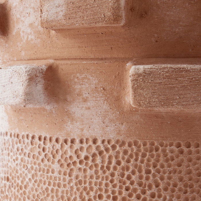 Global Views Gear Side Table - Natural Terracotta