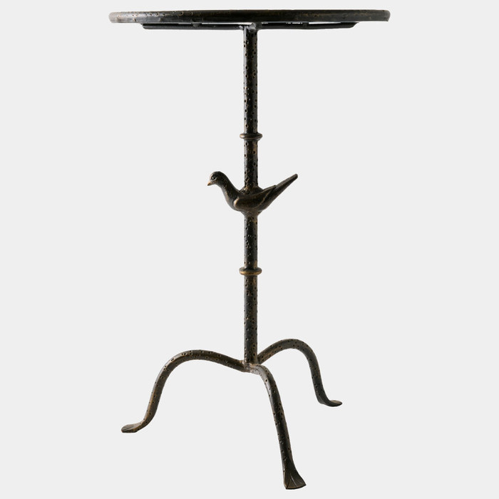 Global Views Giorgio Side Table - Bronze