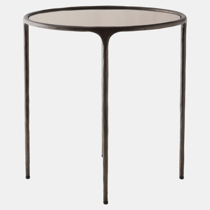 Global Views Hunter Side Table - Bronze