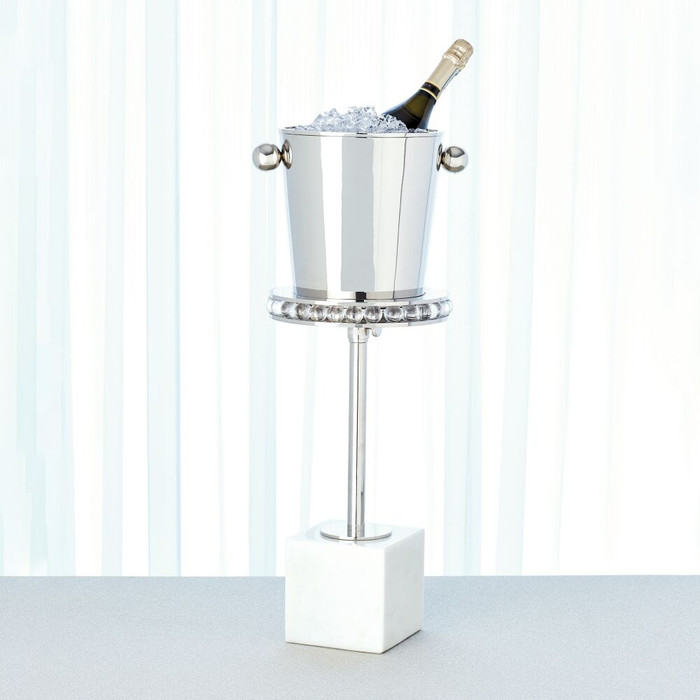 Global Views Margot Side Table - Nickel