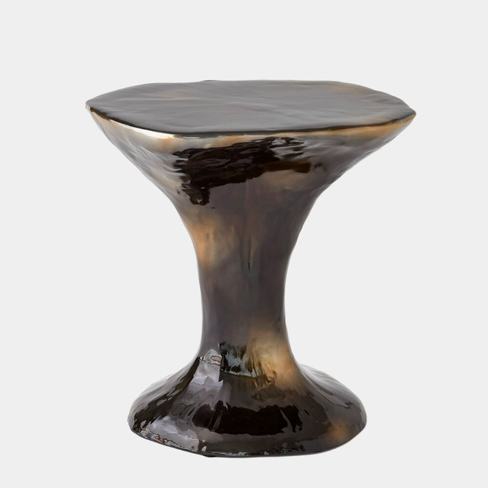 Global Views Primitive Accent Table - Reactive Bronze