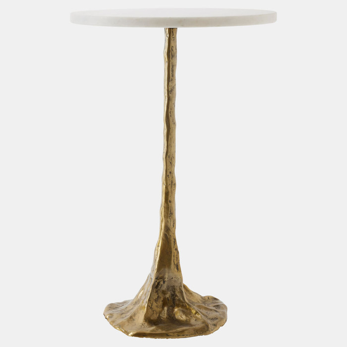 Global Views Lily Pad Table - Brass
