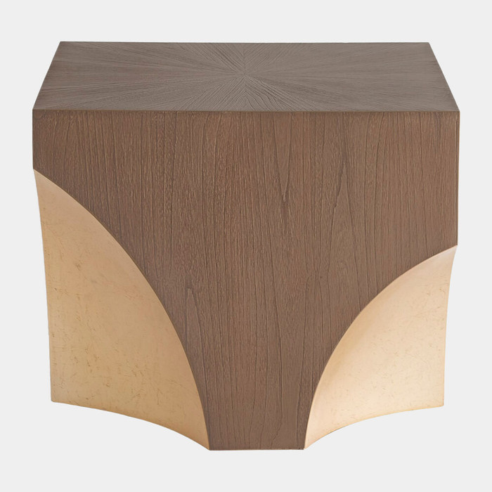 Global Views Arches Bunching Table - Nutmeg & Champagne