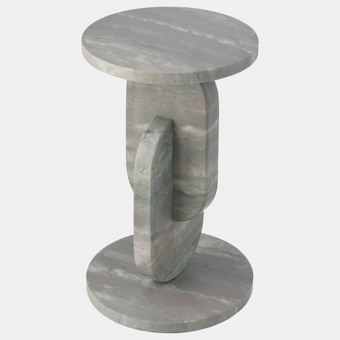 Global Views Link Table - Green Marble