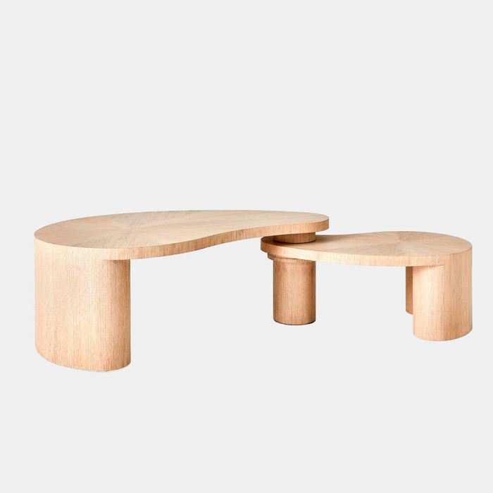 Global Views Casita Cocktail Table - Natural Oak