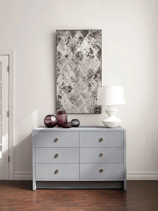 Villa & House Bryant Extra Large 6-Drawer Dresser Winter Gray