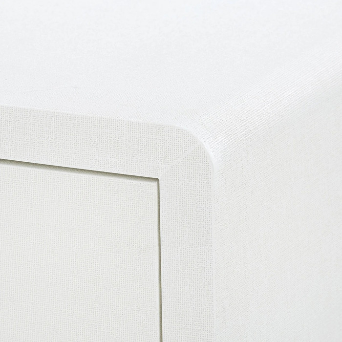 Villa & House Bryant Linen Extra Large 6-Drawer Dresser Chiffon White
