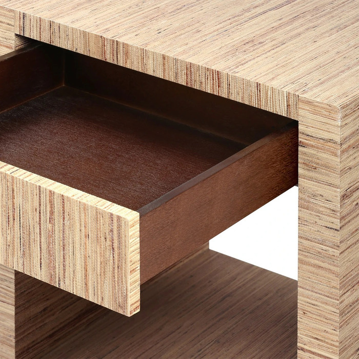 Villa & House Morgan 1-Drawer Side Table Papyrus