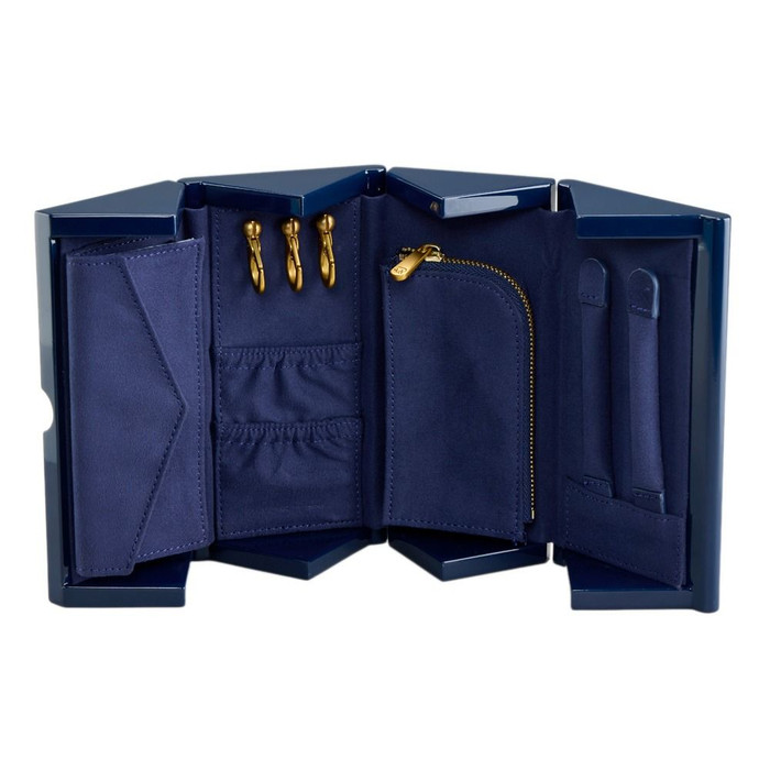 WOLF Marla Aaron Some of the Things Jewelry Box - Navy