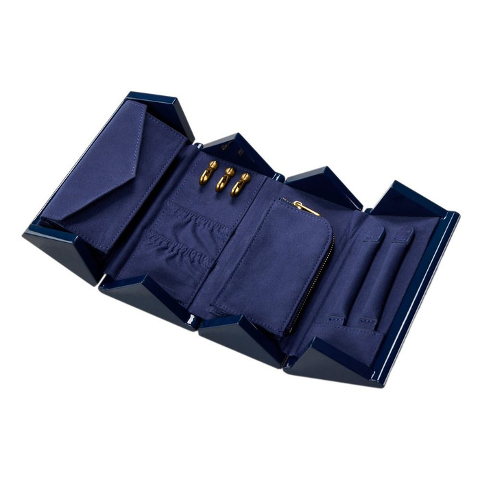 WOLF Marla Aaron Some of the Things Jewelry Box - Navy