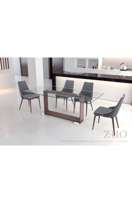 Zuo Modern Moor Dining Chair Dark Gray