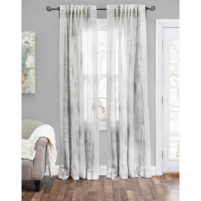 Cloud9 Design Ellie Curtain Panel 12697OMB-GY