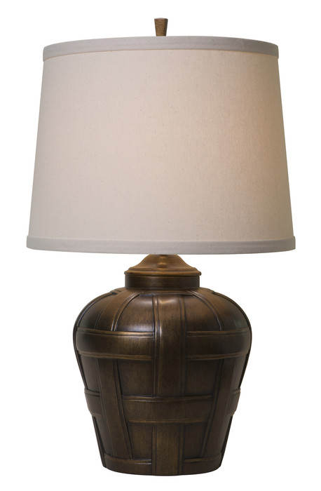 Thumprints Ashbury 23" Table Lamp with Natural Linen Shade