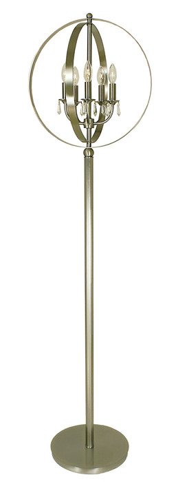 Thumprints Constellation 64" Floor Lamp in Brushed Nickel