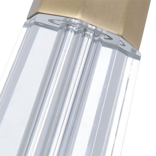 Lucas + McKearn Monroe 32" Table Lamp in Clear Crystal