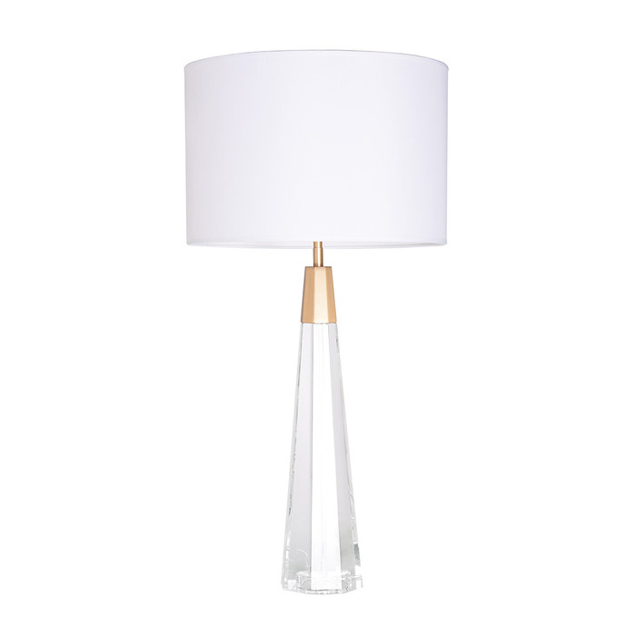 Lucas + McKearn Monroe 32" Table Lamp in Clear Crystal