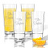 Personalized Tritan Highball (Cooler) Glasses 16 Oz (Set Of 4) (Tritan Unbreakable)-Personalized