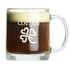 Personalized Large Mug (Glass): Celtic Name With Heart Clover