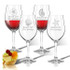 Personalized Wine Stemware - Set Of 4 (Glass)(Shell Collection)
