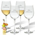 Personalized Wine Stemware Name - Set Of 4 (Glass)